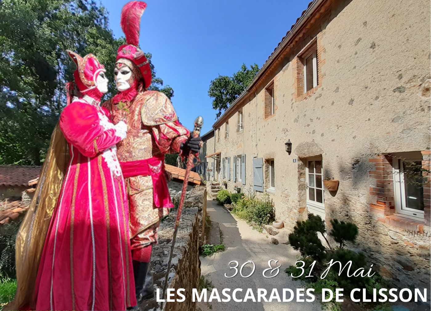 Votre séjour pendant les Mascarades de Clisson, gîte près de Nantes, séjour au vert, location famille